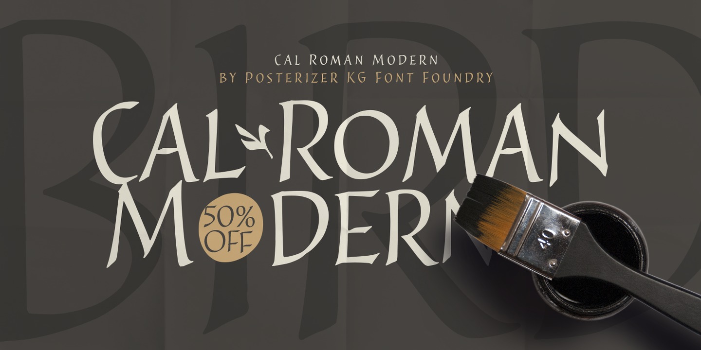 Przykład czcionki Cal Roman Modern Regular